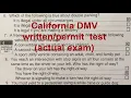 2026 California DMV Written Permit test Actual Exam-Original exam 2026 California DMV written tests