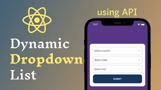 Dynamic Dependent Dropdown List in React Native Create Cascading Dropdowns