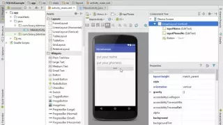 Android sqlite Database tutorial in BITM batch 12 in bangla