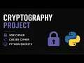 Cryptography Project in Python Encryption Decryption Sockets