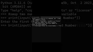 chapyer10 Python 3 Swapping Numbers - Easy Programming Tutorial