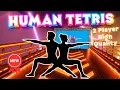 COOPERATIVE HUMAN TETRIS High-Quality Immersive Interactive Warm-Up Ultimate 2 Player Challenge