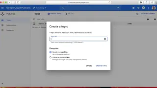 Google Cloud PubSub Java Client - Part 1
