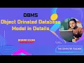 Object Oriented Database Model Explained OODBMS for Beginners