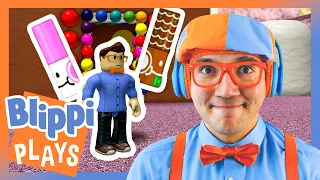 Find the HIDDEN MARKERS!  | Blippi Plays | Educational & Gaming Videos for Kids