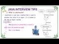 what is constructor in java java interview questions and answers wikitechy com