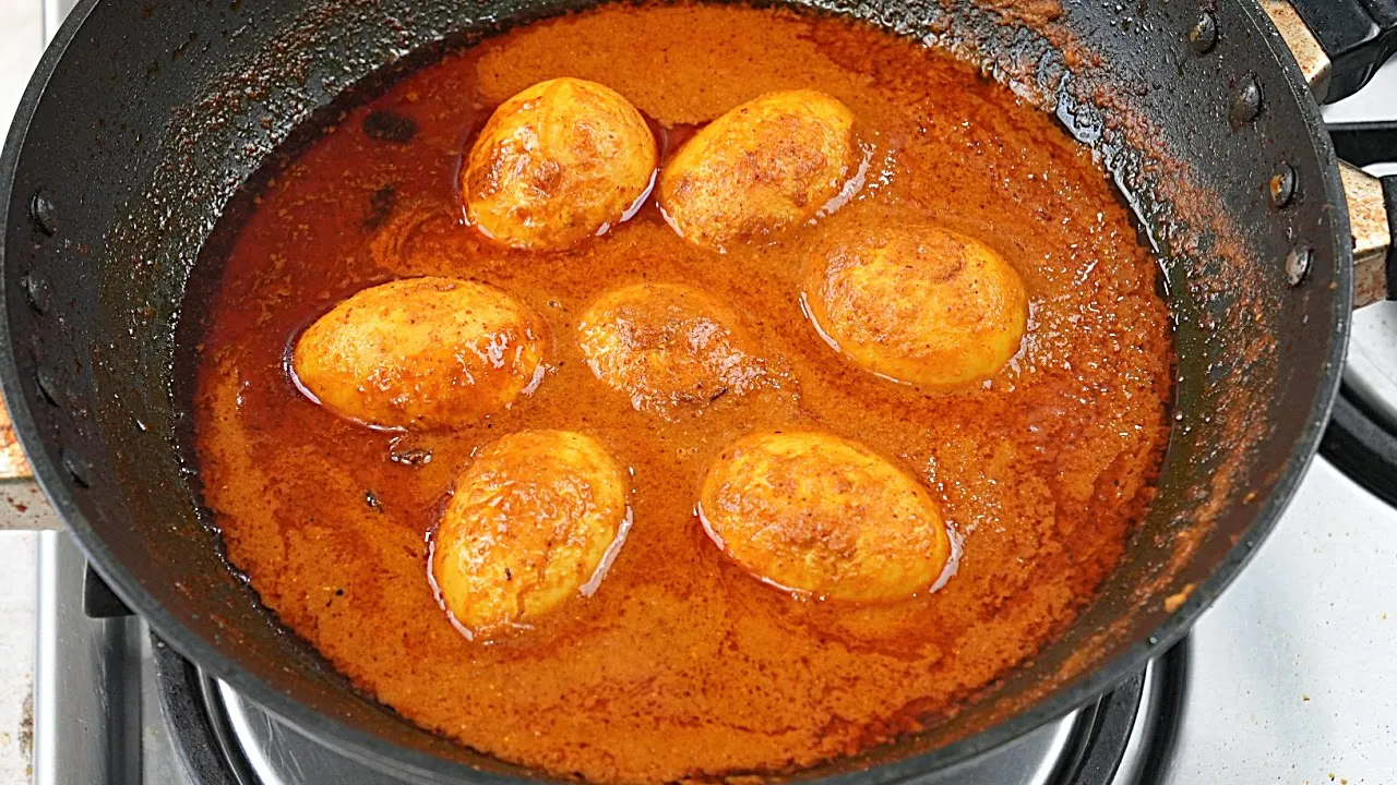 सबसे आसान अंडा मसाला बनाने का तरीका | Easy Egg Curry | Anda Masala | Anda Curry | Kabitaskitchen