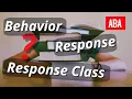 Behavior Response and Response Class Applied Behavior Analysis