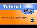 php Classes Abstract class vs interface