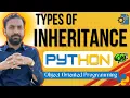 Lec-55 Types of inheritance in oop Inheritance in python python full course