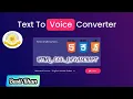 How To Make Text To Voice Converter Using JavaScript Text To Speech Generator