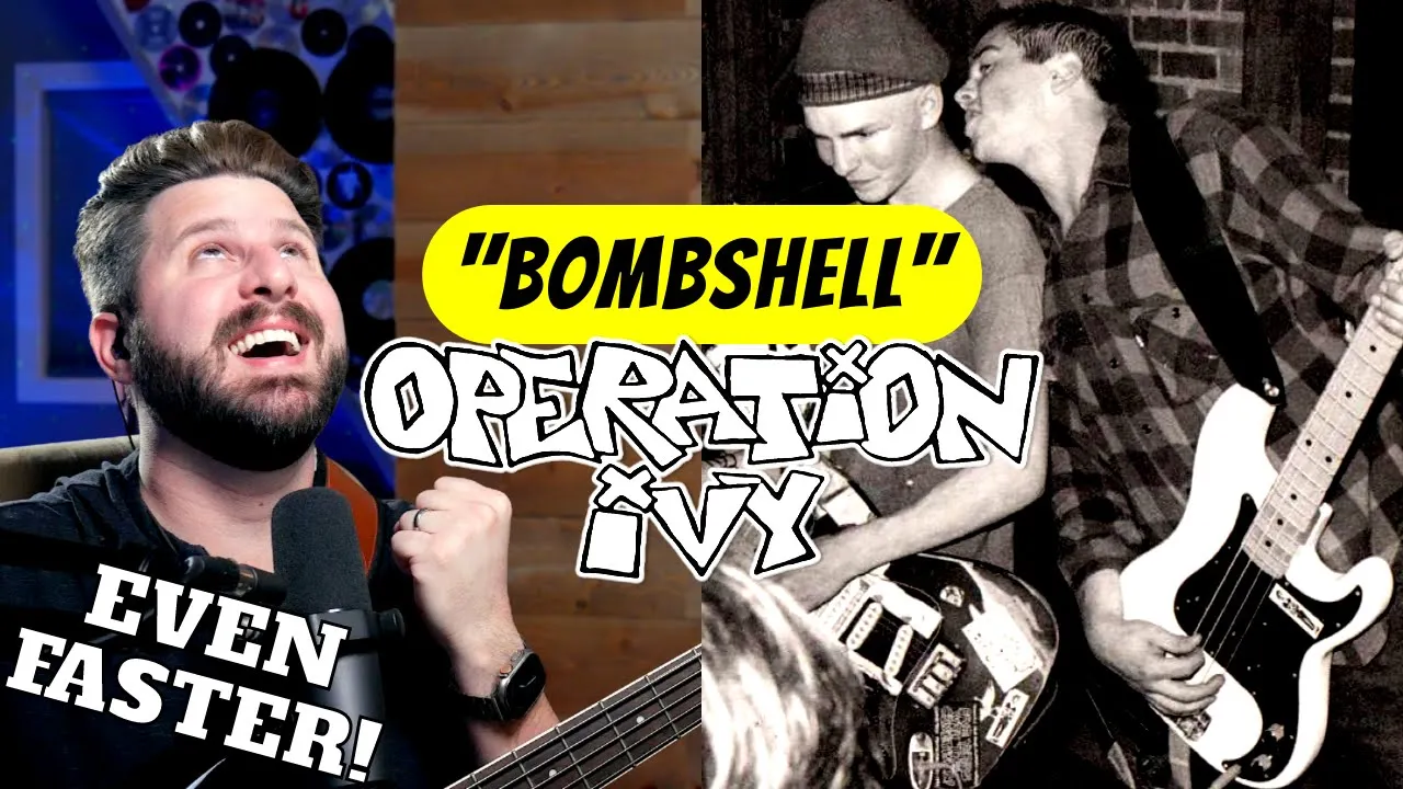 I never do this. Matt Freeman AGAIN! Bass Teacher REACTS to Operation Ivy - “Bombshell”