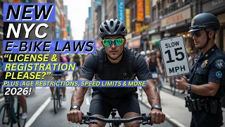 NEW NYC E-BIKE LAWS License Registration Please 2026