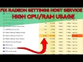 HOW to Fix Radeon Settings Host Service - High Usage