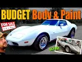 BUDGET PAINT On Corvette Stingray DIY Transformation
