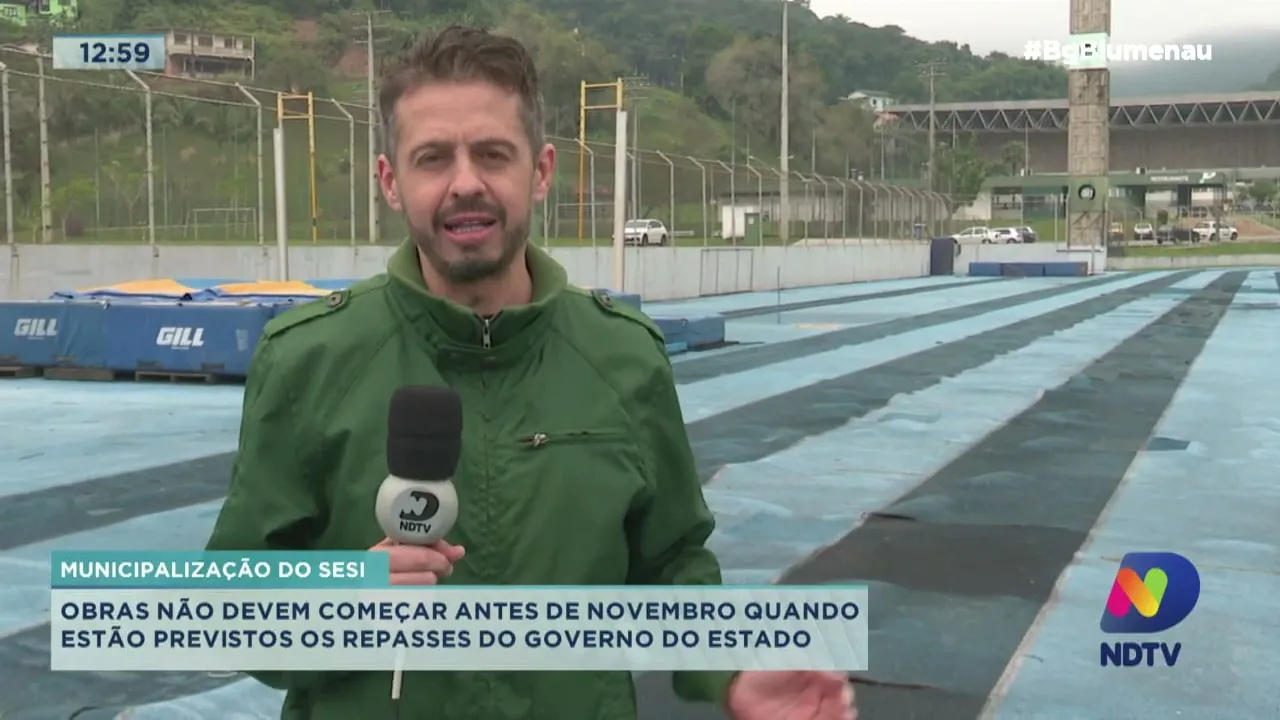 Sesi: obras não devem começar antes dos repasses do Governo do Estado previstos para novembro