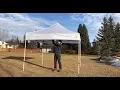 Instant Canopy 10X10 Setup - One person and take-down