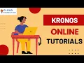 Kronos Tutorial Kronos Course Content Kronos Online Training Kronos CloudFoundation