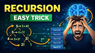 Recursion Made Easy Factorial with Dry Run 2 Methods Explained
