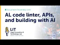 New AssemblyLine code linter and APIs help you build Docassemble interviews with AI