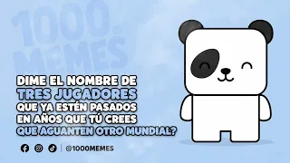 Dime el nombre de tres jugadores que crees que todavía aguantan otro mundial⚽️