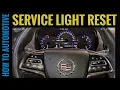Resetting The Service Light On A 2013-2018 Cadillac ATS