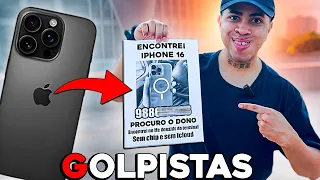 FINGI ENCONTRAR IPHONE 16 PRA VER QUANTOS MENTIROSOS LIGAM!!