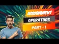 Assignment Operators In Python Part - 1