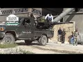 Download Lagu Anti-aircraft gun ZU 23-2 on the basis of a pickup truck is firing direct fire