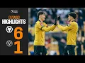 Lagu Strand Larsen hat-trick! | Wolves 6-1 Shrewsbury Town | Highlights