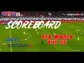 Scoreboard AFC World Cup Qualifier 2026 V2 + Final - PES 21 - Football Life 25