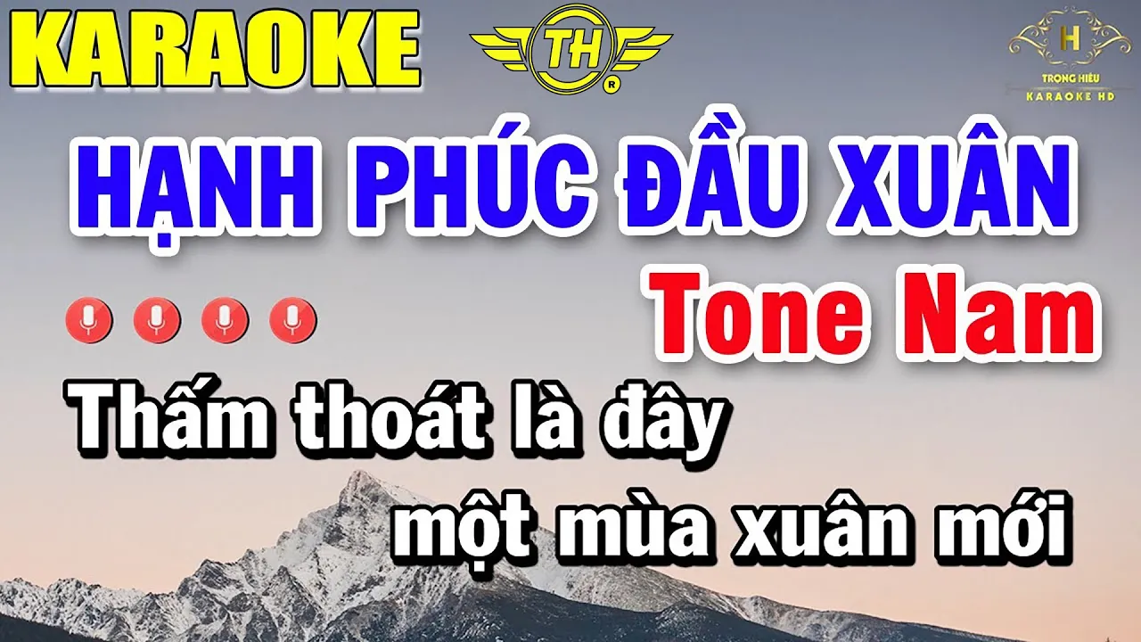 Hạnh Phúc Đầu Xuân Karaoke Tone Nam Nhạc Sống | Beat Mới Dễ Hát Âm Thanh Chuẩn | Trọng Hiếu