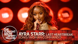 ayra starr last heartbreak song woman commando the tonight show starring jimmy fallon