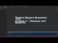 Modern C Object-Oriented - Lesson 1 Classes Getters Setters