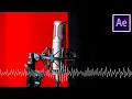 Audio Waveform Reacts to Your Voice After Effects Tutorial