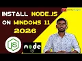 How to Install Node JS on Windows 11 2026 Amiths Thoughts