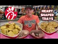 Chick-fil-A Heart Shaped Trays