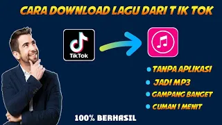 cara download lagu sound tik tok ke music tanpa aplikasi terbaru