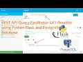 REST API Query Parameter GET Request using Python Flask and PostgreSQL Database
