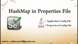 Converting Java Properties File into HashMap in Selenium WebDriver
