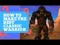 Classic World Of Warcraft Warrior Race Choice HORDE