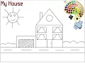 House Coloring Pages For Kids - House Coloring Pages