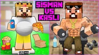 KASLI ARDA VS ŞİŞMAN RÜZGAR! 😂 -Minecraft