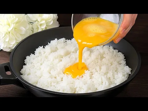 فيديو Reis mit Eiern ist besser als Pizza! Ich koche das fast jeden Tag!