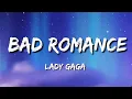 Lady Gaga - Bad Romance (lyrics)