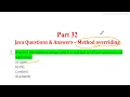 Java Method Overriding MCQ for Interview Placement Exam