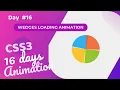Wedges Loading Animation Using CSS Day 16 of CSS3 in 16 Days Loading Animation