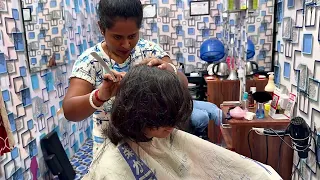 west bengal girl enjoying her head shave winter head shave for easy hair maintenance