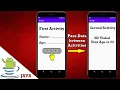Pass data from one activity to another activity using Intent in android studio
