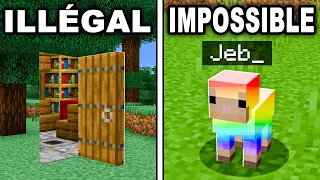 35 SECRETS que TU ne CONNAIS PAS sur Minecraft !